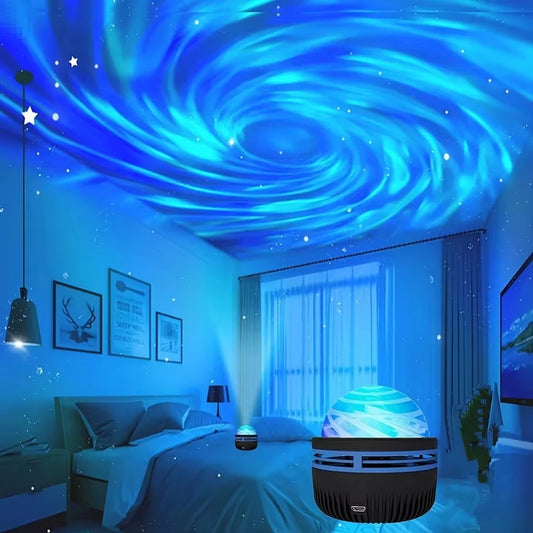 Projecteur Galaxie LED – Lumières Colorées pour Ambiance Nocturne et Décorative
