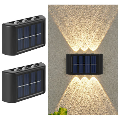 Lampes LED solaires murales – Étanches & automatiques pour jardin