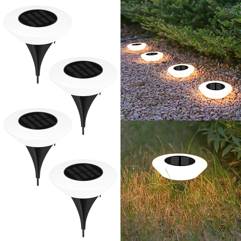 Lampes Solaires de Sol Étanches – Éclairage LED Autonome pour Jardin & Allées