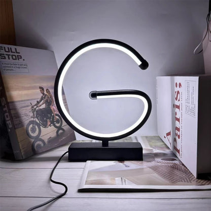 Lampe de table LED spirale – Style contemporain & déco
