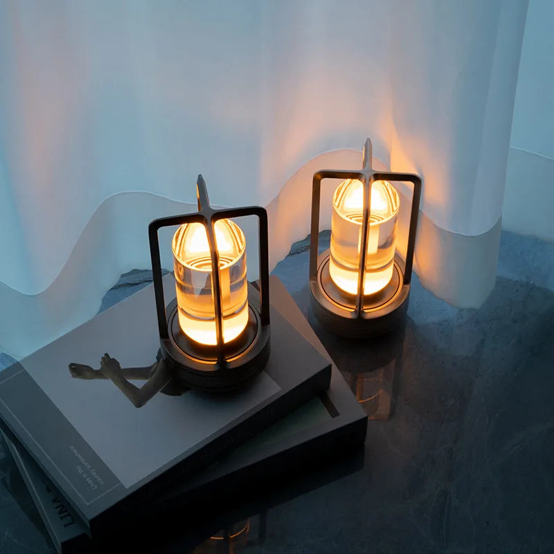 Lampe LED cristal – Rechargeable & design raffiné