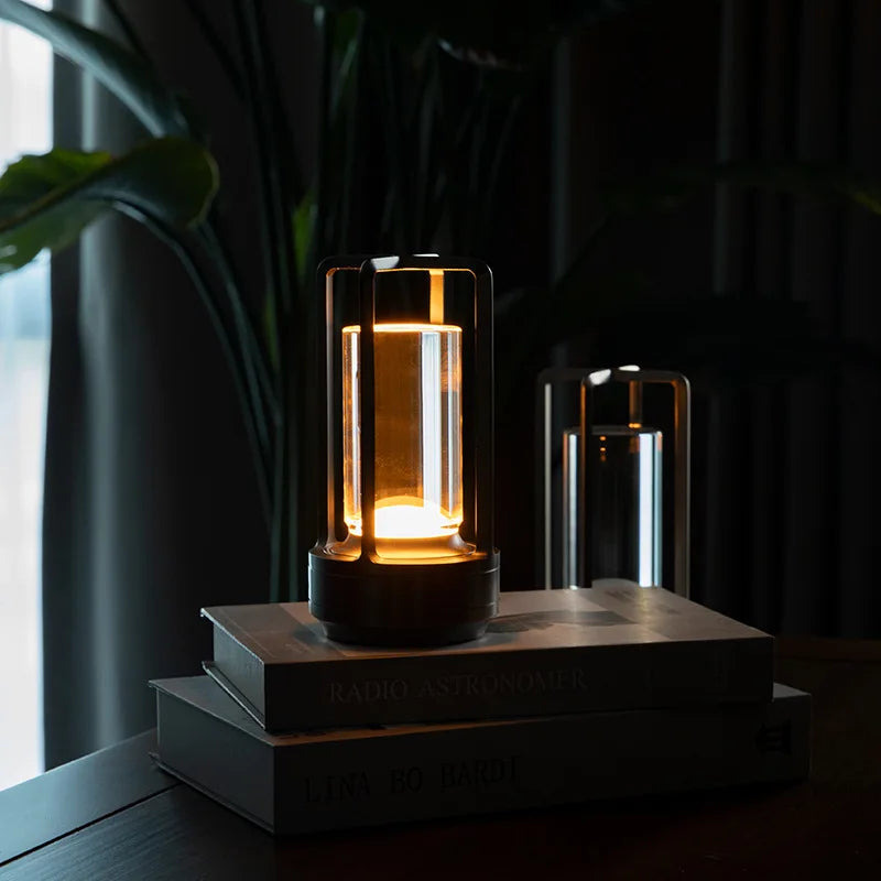 Lampe LED cristal – Rechargeable & design raffiné