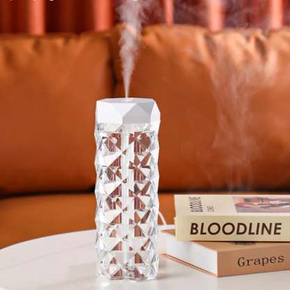 Diffuseur Cristal LED – Humidificateur Élégant & Aromathérapie Apaisante