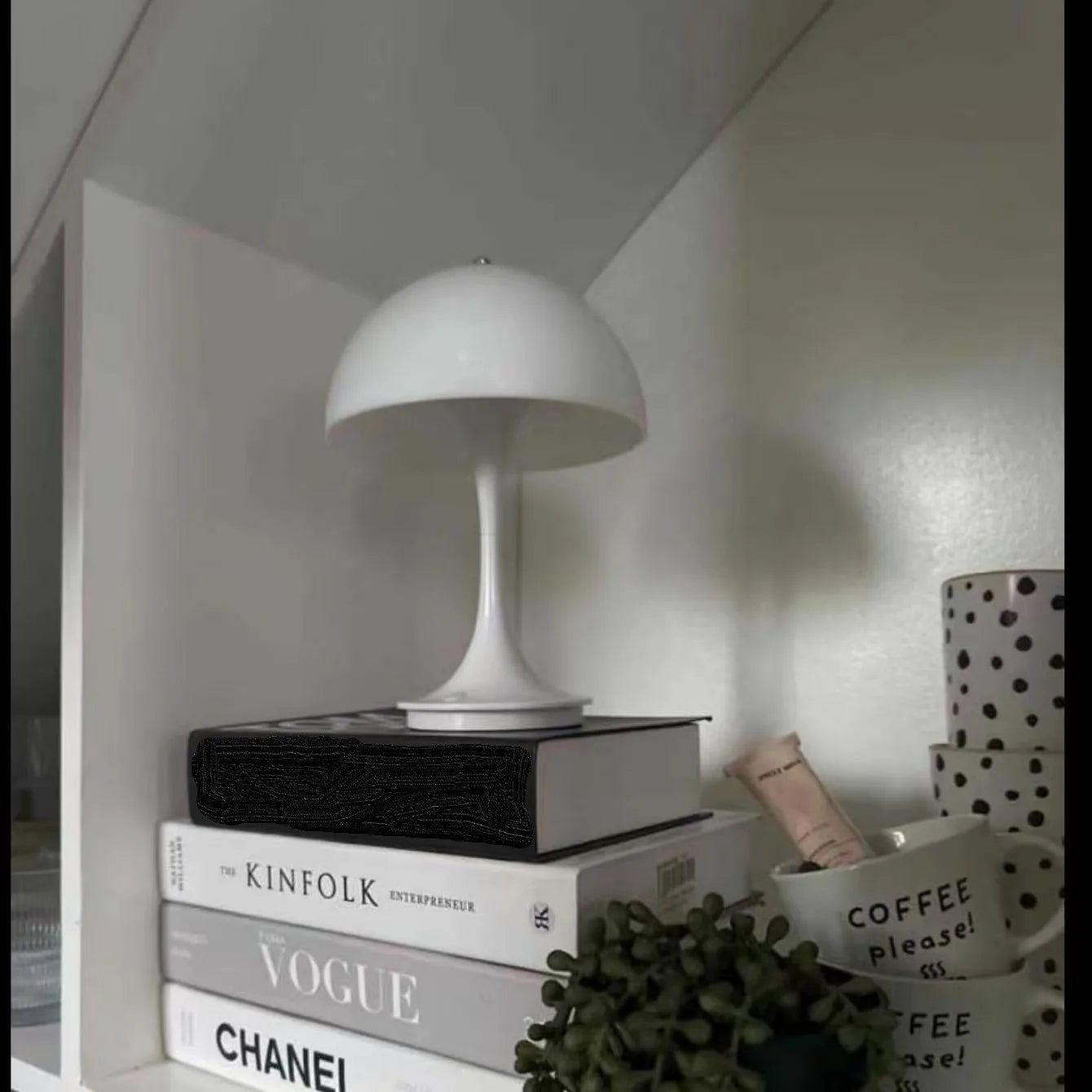Lampe champignon tactile – Design rechargeable