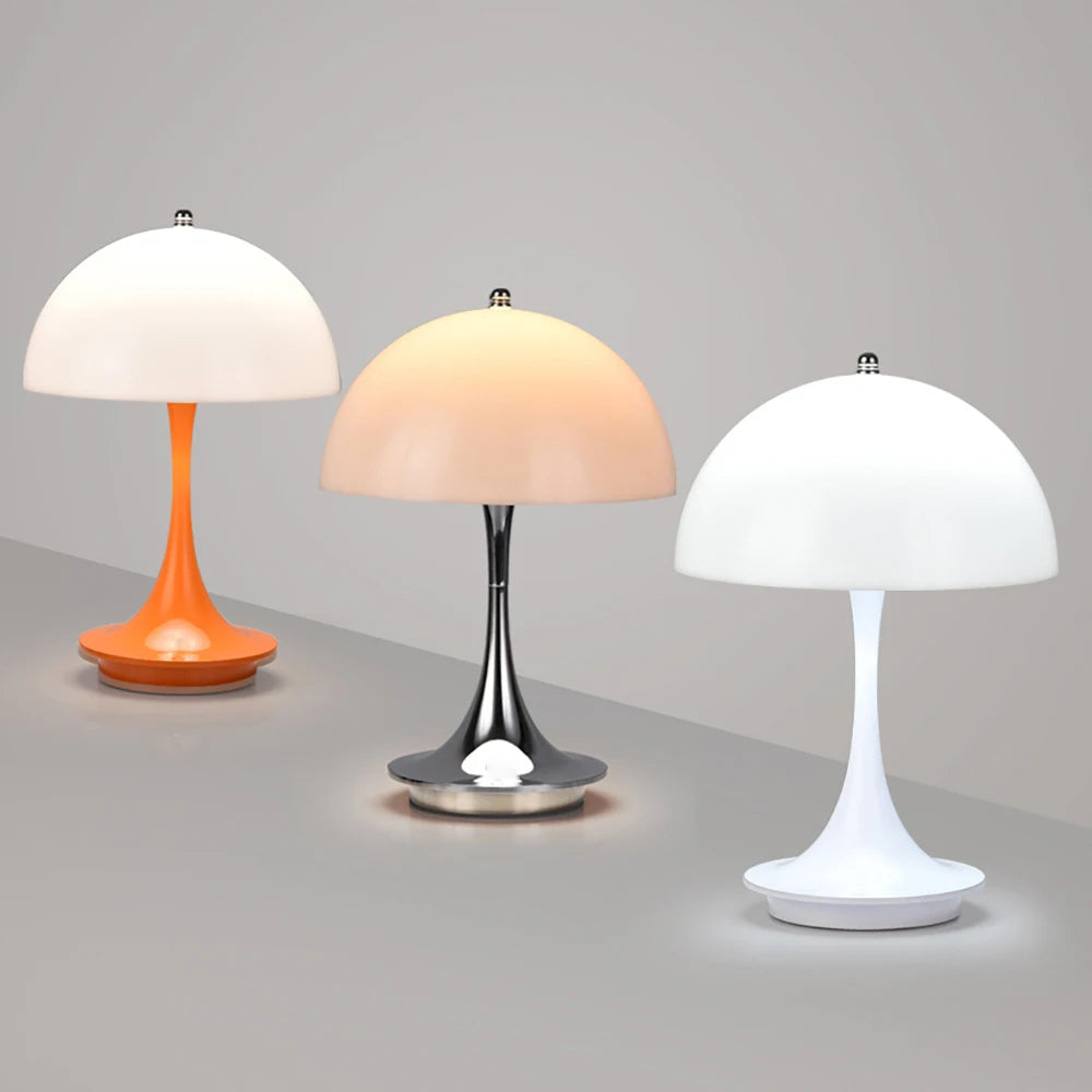 Lampe champignon tactile – Design rechargeable