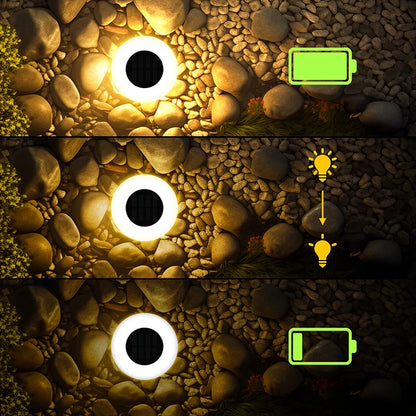 Lampes Solaires de Sol Étanches – Éclairage LED Autonome pour Jardin & Allées