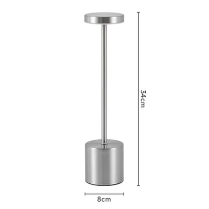 Lampe de chevet ou bureau sans fil – LED tactile rechargeable