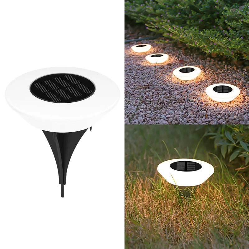 Lampes Solaires de Sol Étanches – Éclairage LED Autonome pour Jardin & Allées