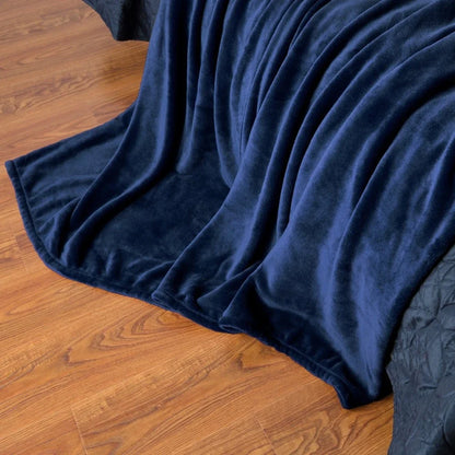 Plaid polaire microfibre – 100×140 & 150×200 – ultra-doux