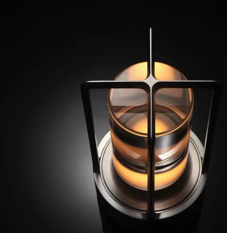 Lampe LED cristal – Rechargeable & design raffiné